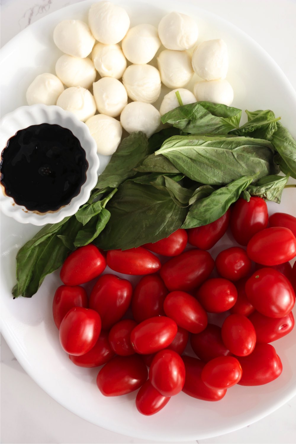 ingredients for caprese skewers