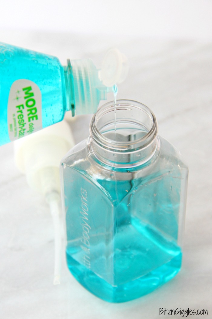 DIY Foaming Hand Soap - a two-ingredient foaming hand soap recipe you can make yourself. This will save you a ton of money!